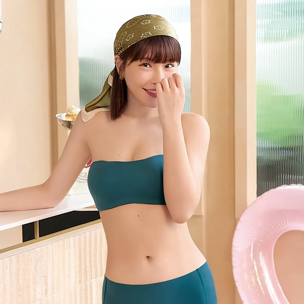 【瑪登瑪朵】QQ雲 平口抹胸BraTop M-XXL(內斂綠)-2XL