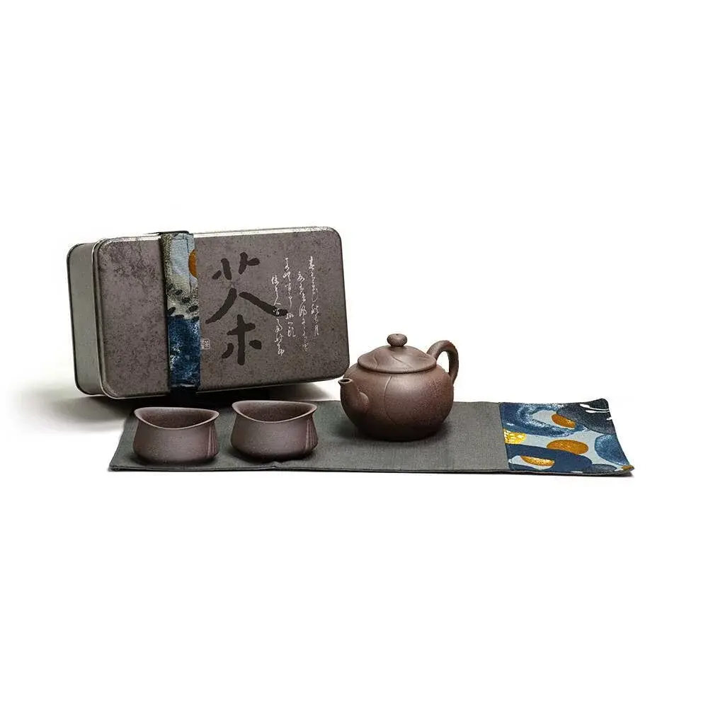 【中港陶作坊】茶旅行 茶便當III 六方福滿壺(火)杯組