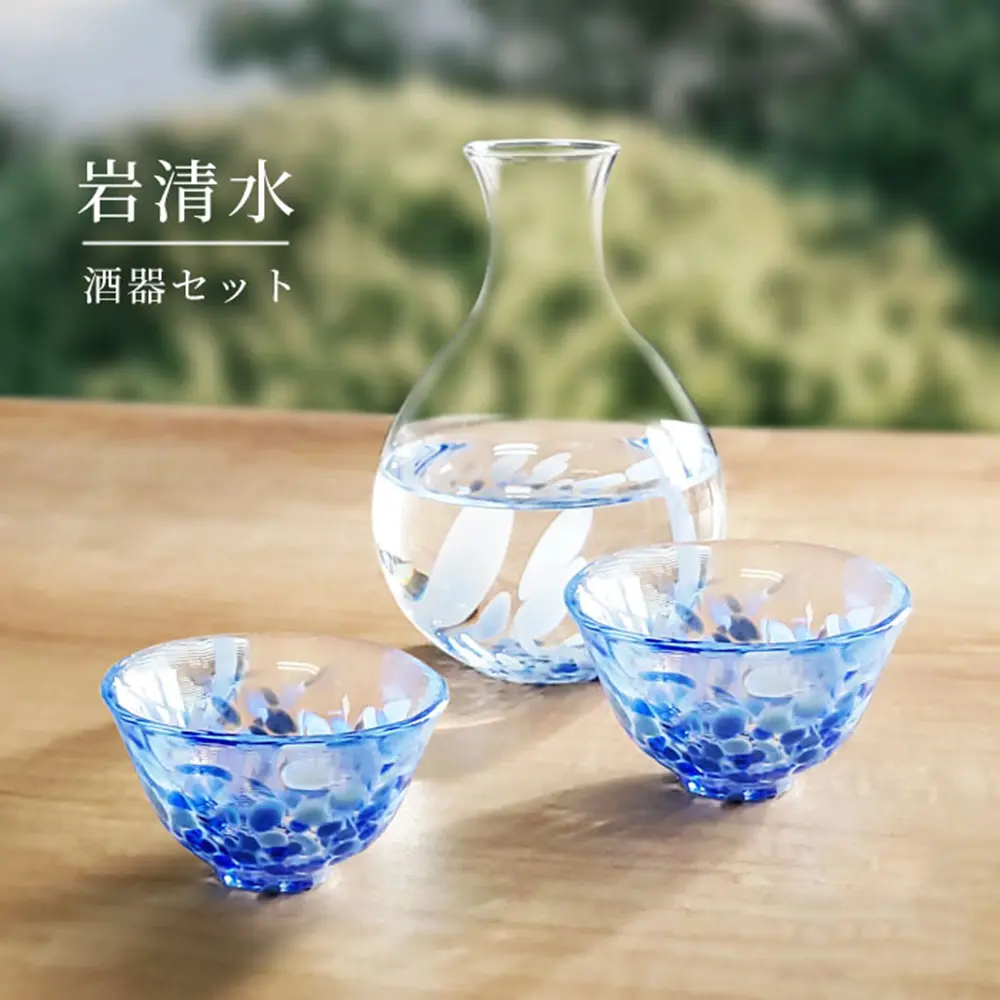 ADERIA 石塚硝子】岩清水一壺兩杯(禮盒組)/1組｜新光三越skm online