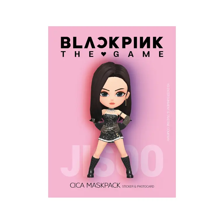 BLACKPINK THE GAME MASKPACK 積雪草舒緩面膜(23ml&times;7片+貼紙(隨機)+小卡(隨機))