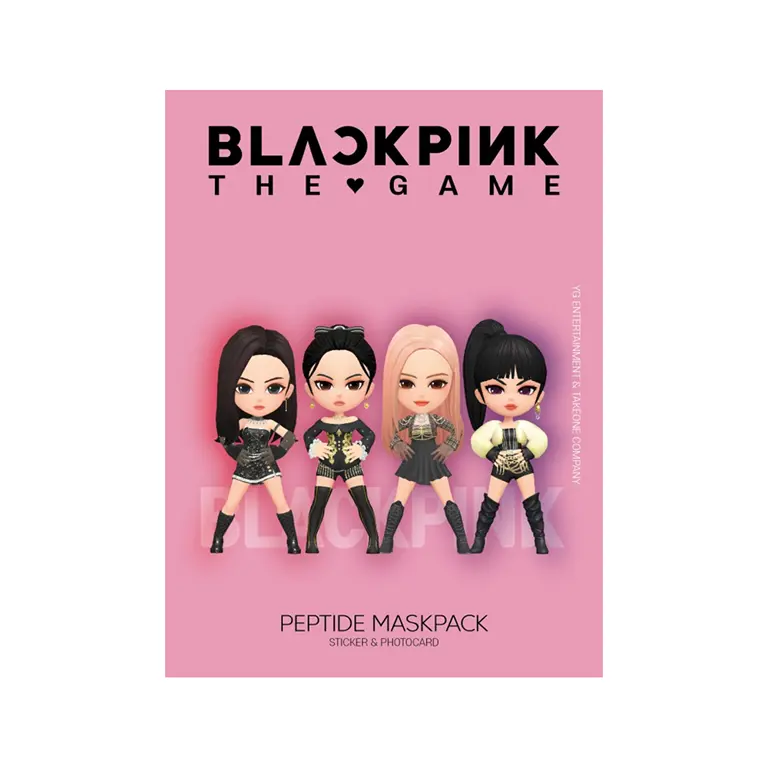 BLACKPINK THE GAME MASKPACK 胜肽抗老面膜(23ml&times;7片+貼紙+小卡)