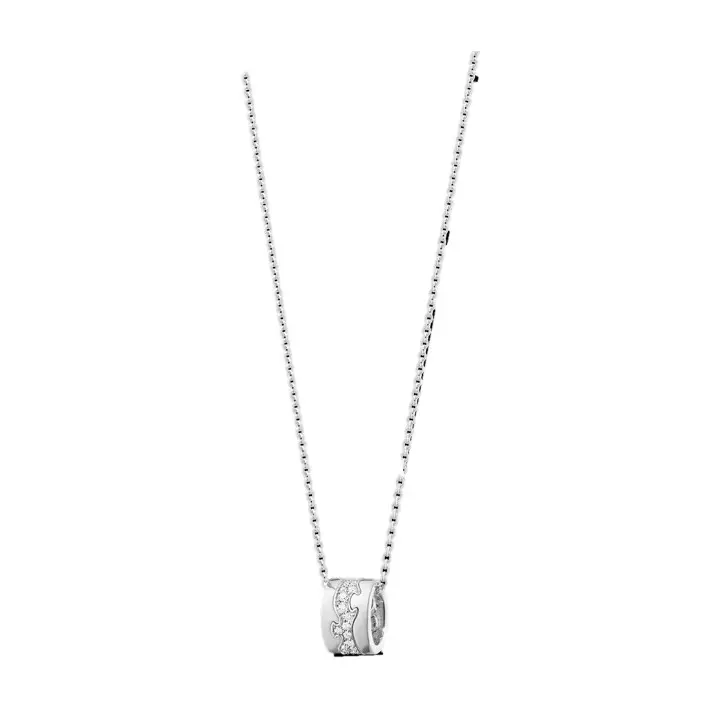 【GEORG JENSEN】FUSION系列18K白金鑽石項鍊