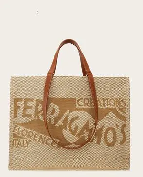 FERRAGAMO Tote bag with logo(XL)