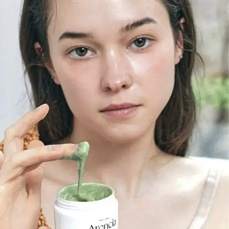 Arencia 綠意清新年糕潔面乳120g雙入組