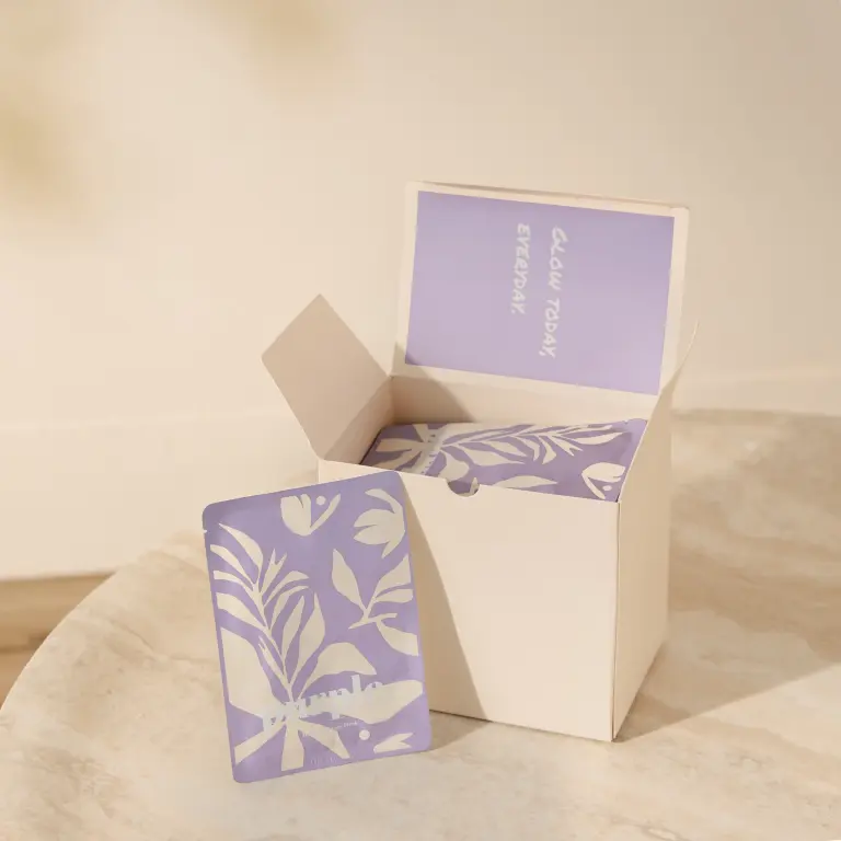 (團購必買) Purple波波植物精萃面膜 (2盒裝)