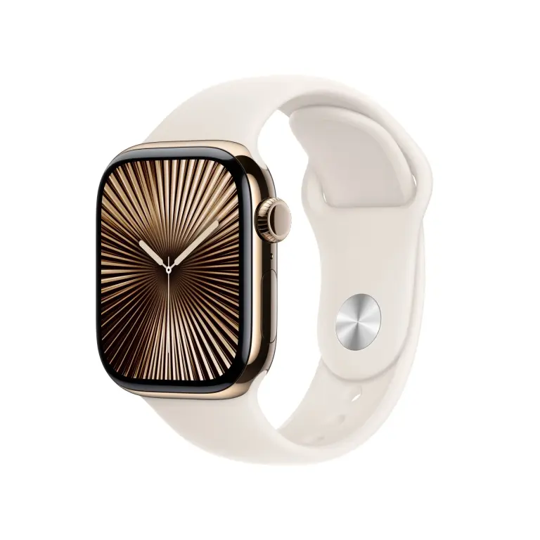 Apple Watch S10 42mm 金色鈦金屬配運動錶帶M/L MX073