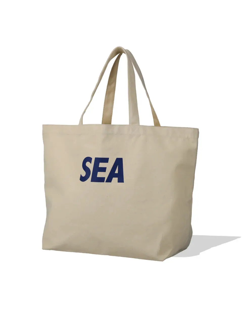 【WIND AND SEA】Canvas Big Tote Bag - OFF WHITE Limited