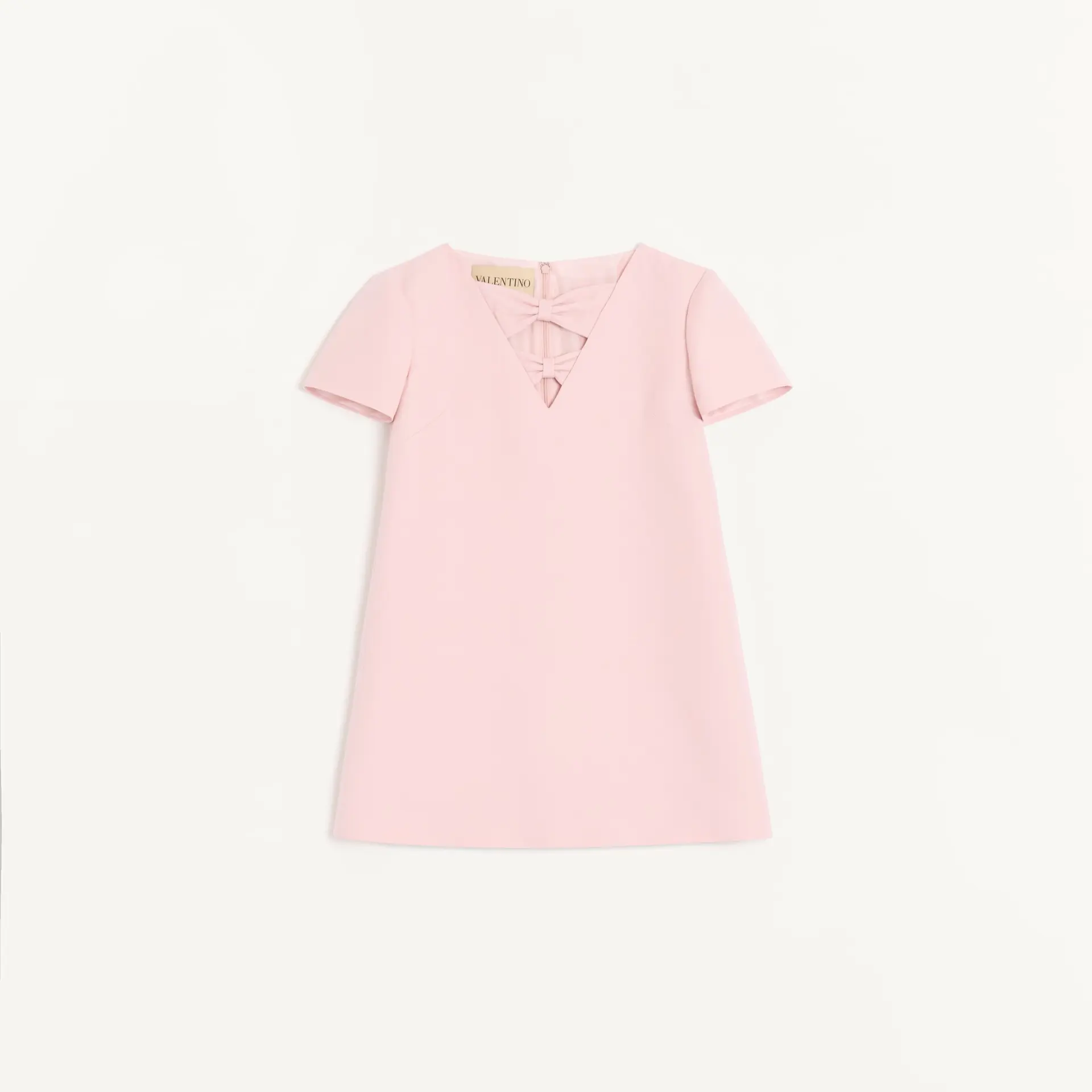 【VALENTINO】Crepe Couture 短款連衣裙