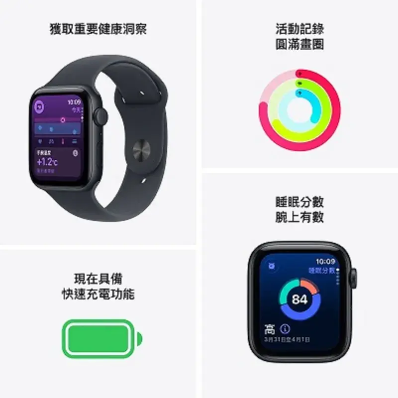 ◇未開封 Apple Watch SE3 40mm GPS ミッドナイトアルミニウムケース 