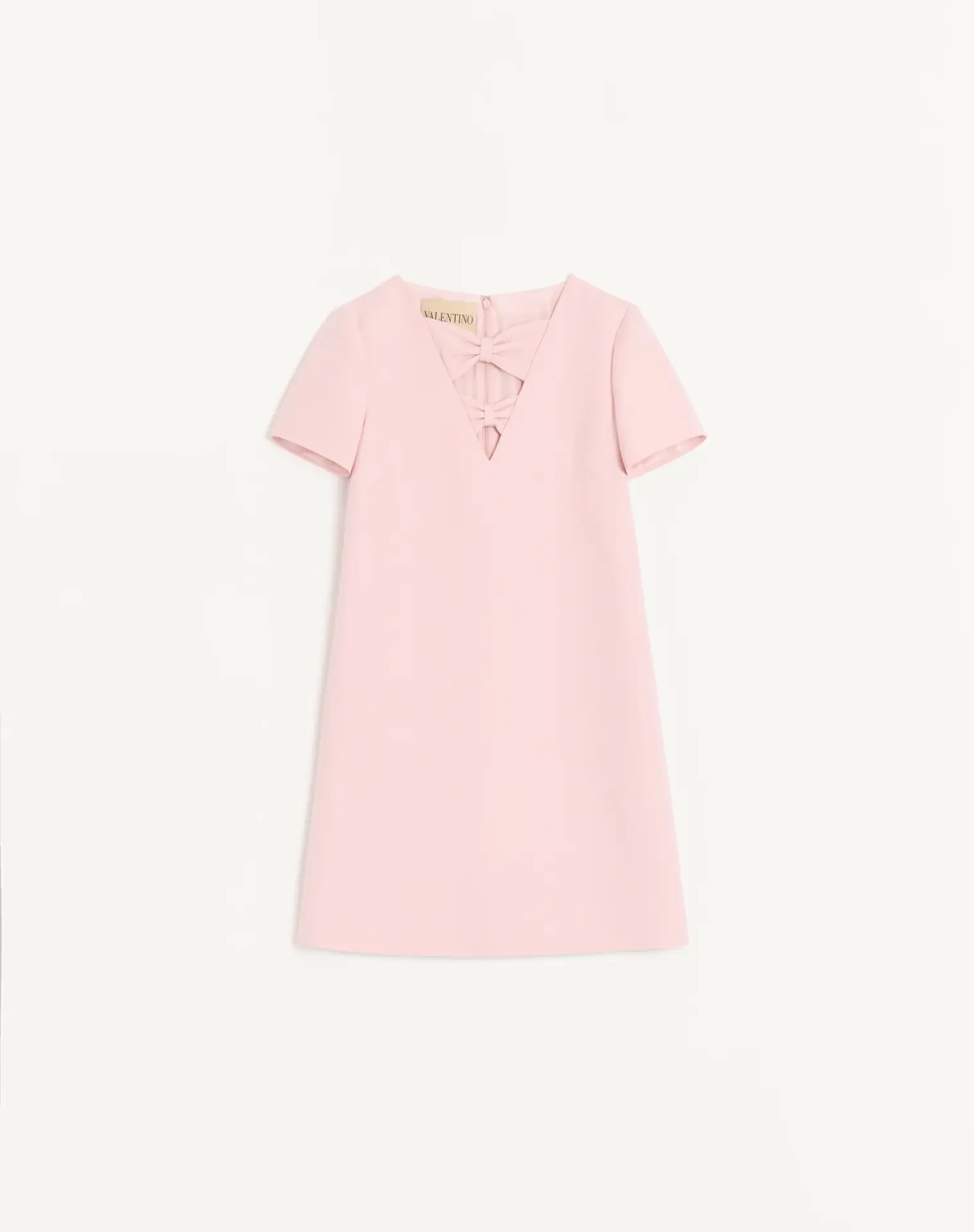 【VALENTINO】Crepe Couture 短款連衣裙