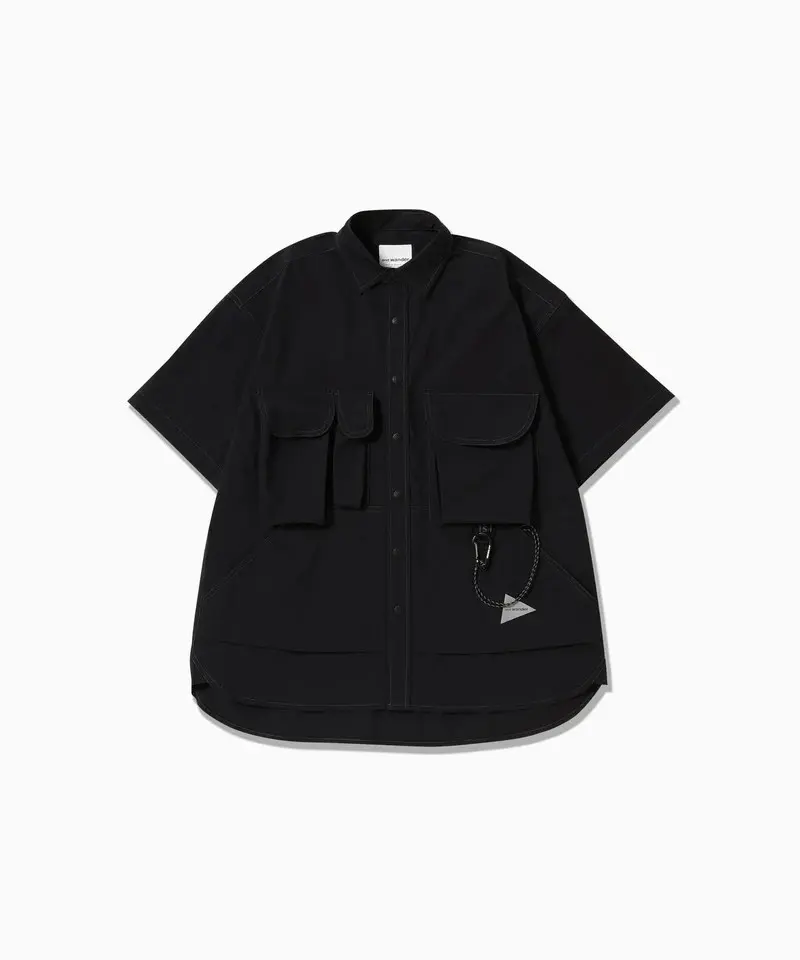 (下單現折) and wander multi pocket SS shirt (M) black