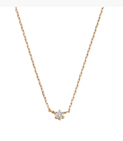 *【va vendome aoyama】VI 六爪單鑽項鍊(0.03ct)