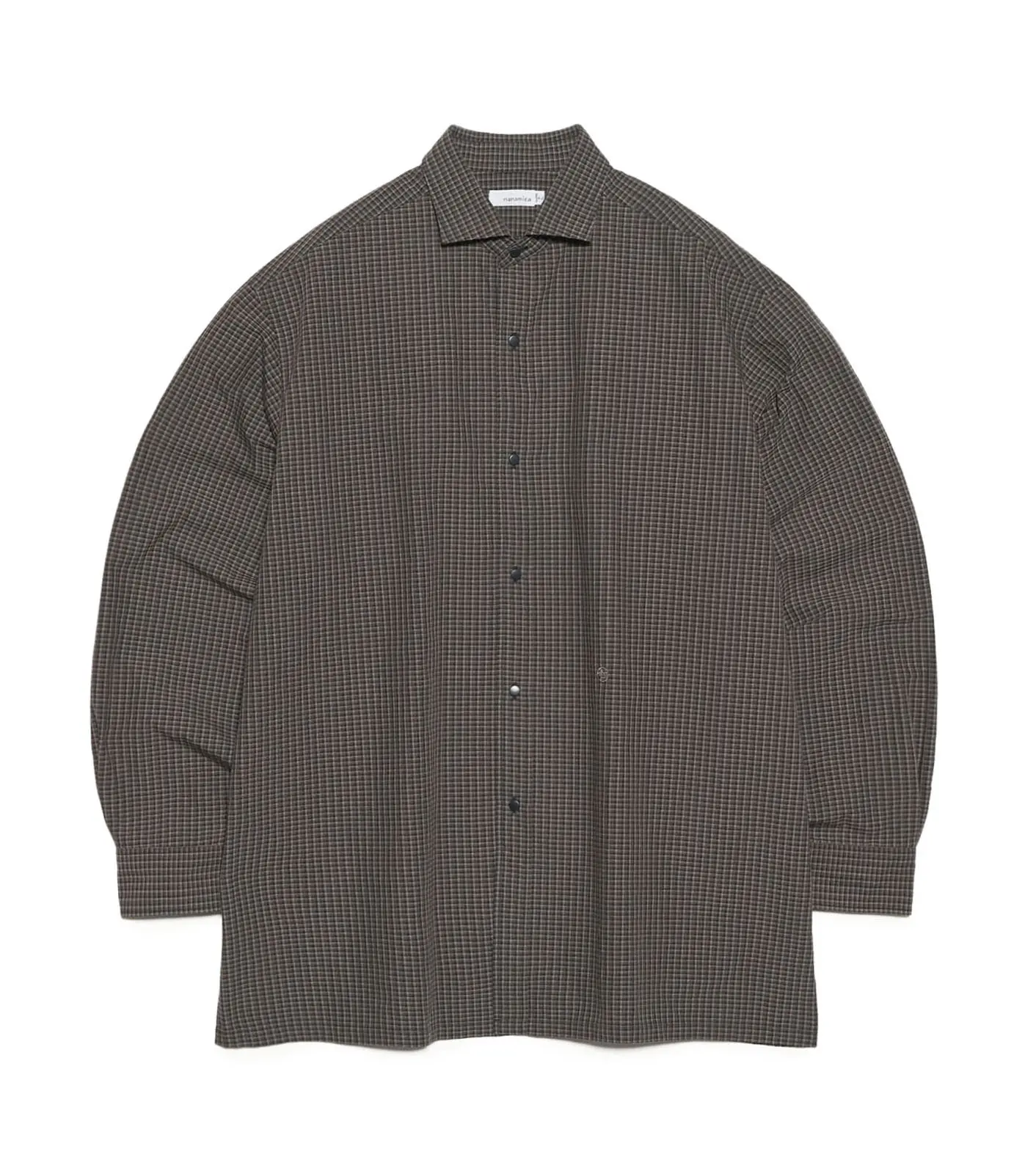 nanamica Micro Plaid Wind Shirt Navy // 格紋防風襯衫（海軍藍）